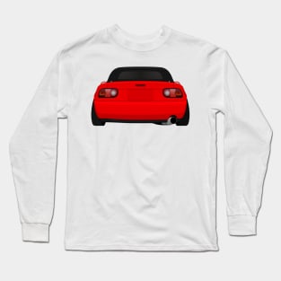 Miata rear Red Long Sleeve T-Shirt